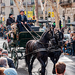 200a edició de la Cavalcada dels Tres Tombs de Barcelona